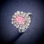 LAB-GROWN PINK DIAMOND & DIAMOND RING(#:LGJZ047-F)