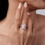 LAB-GROWN PINK DIAMOND & DIAMOND RING(#:LGJZ047-F)