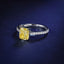 LAB-GROWN YELLOW DIAMOND & DIAMOND RING(#:LGJZ047-Y)