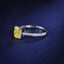 LAB-GROWN YELLOW DIAMOND & DIAMOND RING(#:LGJZ047-Y)