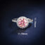 LAB-GROWN PINK DIAMOND & DIAMOND RING(#:LGJZ048-F)