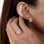 LAB-GROWN PINK DIAMOND & DIAMOND RING(#:LGJZ048-F)