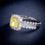 LAB-GROWN YELLOW DIAMOND & DIAMOND RING(#:LGJZ048-Y)