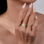 LAB-GROWN YELLOW DIAMOND & DIAMOND RING(#:LGJZ048-Y)