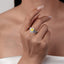LAB-GROWN YELLOW DIAMOND & DIAMOND RING(#:LGJZ048-Y)