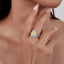 LAB-GROWN YELLOW DIAMOND & DIAMOND RING/PENDANT(#:LGJZ049-Y)
