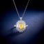 LAB-GROWN YELLOW DIAMOND & DIAMOND RING/PENDANT(#:LGJZ049-Y)