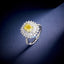 LAB-GROWN YELLOW DIAMOND & DIAMOND RING/PENDANT(#:LGJZ049-Y)