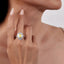 LAB-GROWN YELLOW DIAMOND & DIAMOND RING/PENDANT(#:LGJZ049-Y)