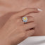 LAB-GROWN YELLOW DIAMOND & DIAMOND RING/PENDANT(#:LGJZ050-Y)