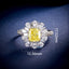 LAB-GROWN YELLOW DIAMOND & DIAMOND RING/PENDANT(#:LGJZ050-Y)