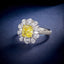 LAB-GROWN YELLOW DIAMOND & DIAMOND RING/PENDANT(#:LGJZ050-Y)