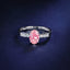 LAB-GROWN PINK DIAMOND & DIAMOND RING(#:LGJZ053-F)