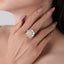 LAB-GROWN YELLOW DIAMOND & DIAMOND RING/PENDANT(#:LGJZ061-Y)