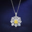 LAB-GROWN YELLOW DIAMOND & DIAMOND RING/PENDANT(#:LGJZ061-Y)