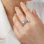 LAB-GROWN F-G VVS DIAMOND RING (#:LGJZ220-F)