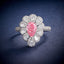 LAB-GROWN PINK DIAMOND & DIAMOND RING(#:LGJZ226-F)
