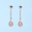 GENUINE PINK DIAMOND & DIAMOND EARRINGS (#:MQED01)