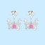 GENUINE PINK DIAMOND & DIAMOND EARRINGS (#:MQED04)