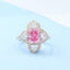 GENUINE PINK DIAMOND & DIAMOND RING (#:MQJZ02)