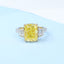 GENUINE YELLOW DIAMOND & DIAMOND RING(#:MQJZ04)