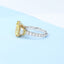 GENUINE YELLOW DIAMOND & DIAMOND RING(#:MQJZ04)