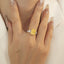 GENUINE YELLOW DIAMOND & DIAMOND RING(#:MQJZ04)