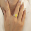 GENUINE YELLOW DIAMOND & DIAMOND RING(#:MQJZ04)