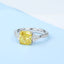 GENUINE YELLOW DIAMOND & DIAMOND RING(#:MQJZ05)