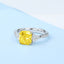 GENUINE YELLOW DIAMOND & DIAMOND RING(#:MQJZ05)