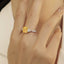 GENUINE YELLOW DIAMOND & DIAMOND RING(#:MQJZ05)