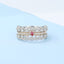 GENUINE 0.84 CTW PINK DIAMOND & DIAMOND RING (#:MQJZ06)
