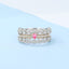 GENUINE 0.84 CTW PINK DIAMOND & DIAMOND RING (#:MQJZ06)