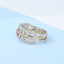GENUINE 0.84 CTW PINK DIAMOND & DIAMOND RING (#:MQJZ06)