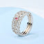 GENUINE 0.84 CTW PINK DIAMOND & DIAMOND RING (#:MQJZ06)