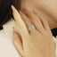 GENUINE 0.84 CTW PINK DIAMOND & DIAMOND RING (#:MQJZ06)