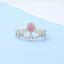 GENUINE 0.68 CTW PINK DIAMOND & DIAMOND RING (#:MQJZ07)