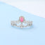 GENUINE 0.68 CTW PINK DIAMOND & DIAMOND RING (#:MQJZ07)