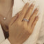 GENUINE 0.68 CTW PINK DIAMOND & DIAMOND RING (#:MQJZ07)