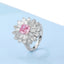 GENUINE PINK DIAMOND & DIAMOND RING/PENDANT(#:MQJZ08)