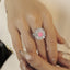 GENUINE PINK DIAMOND & DIAMOND RING/PENDANT(#:MQJZ08)