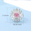 GENUINE PINK DIAMOND & DIAMOND RING/PENDANT(#:MQJZ08)