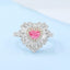 GENUINE PINK DIAMOND & DIAMOND RING/PENDANT(#:MQJZ10)