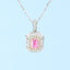 GENUINE PINK DIAMOND & DIAMOND RING/PENDANT(#:MQJZ15)