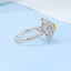 GENUINE YELLOW DIAMOND & DIAMOND RING(#:MQJZ16)