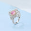 GENUINE PINK DIAMOND & DIAMOND RING/PENDANT(#:MQJZ19)