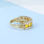 GENUINE 1.76 CTW YELLOW DIAMOND & DIAMOND RING (#:MQJZ20)