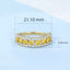 GENUINE 1.76 CTW YELLOW DIAMOND & DIAMOND RING (#:MQJZ20)