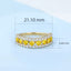 GENUINE 1.76 CTW YELLOW DIAMOND & DIAMOND RING (#:MQJZ20)