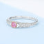GENUINE PINK DIAMOND & DIAMOND RING (#:MQJZ21)